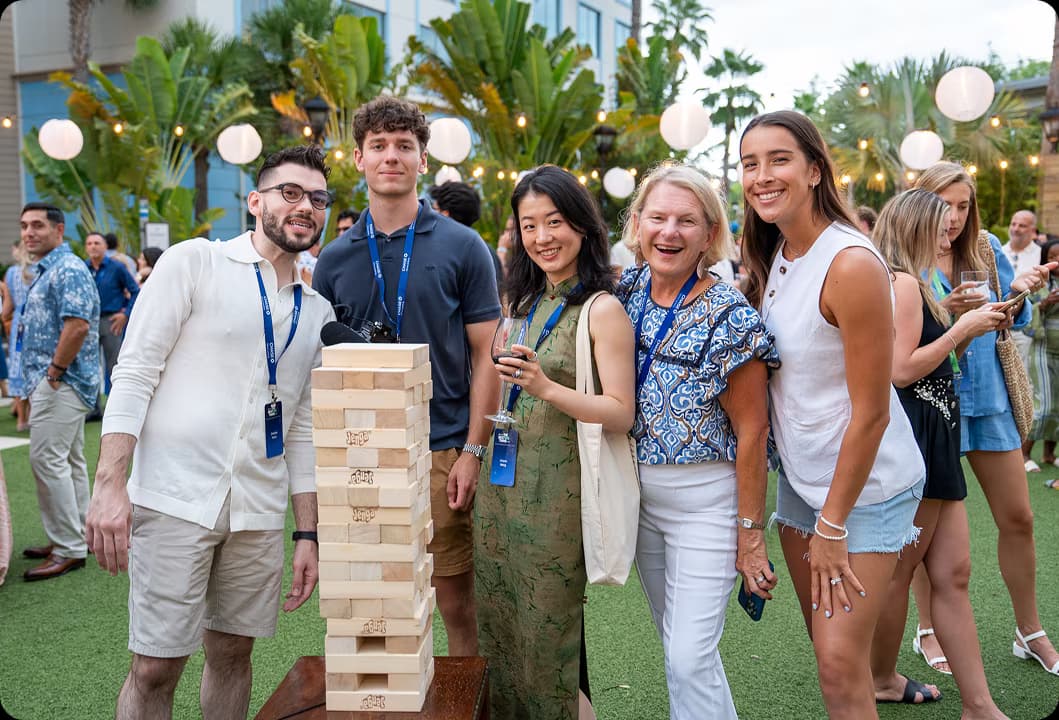 Attendees enjoying the Sell It ’25 party